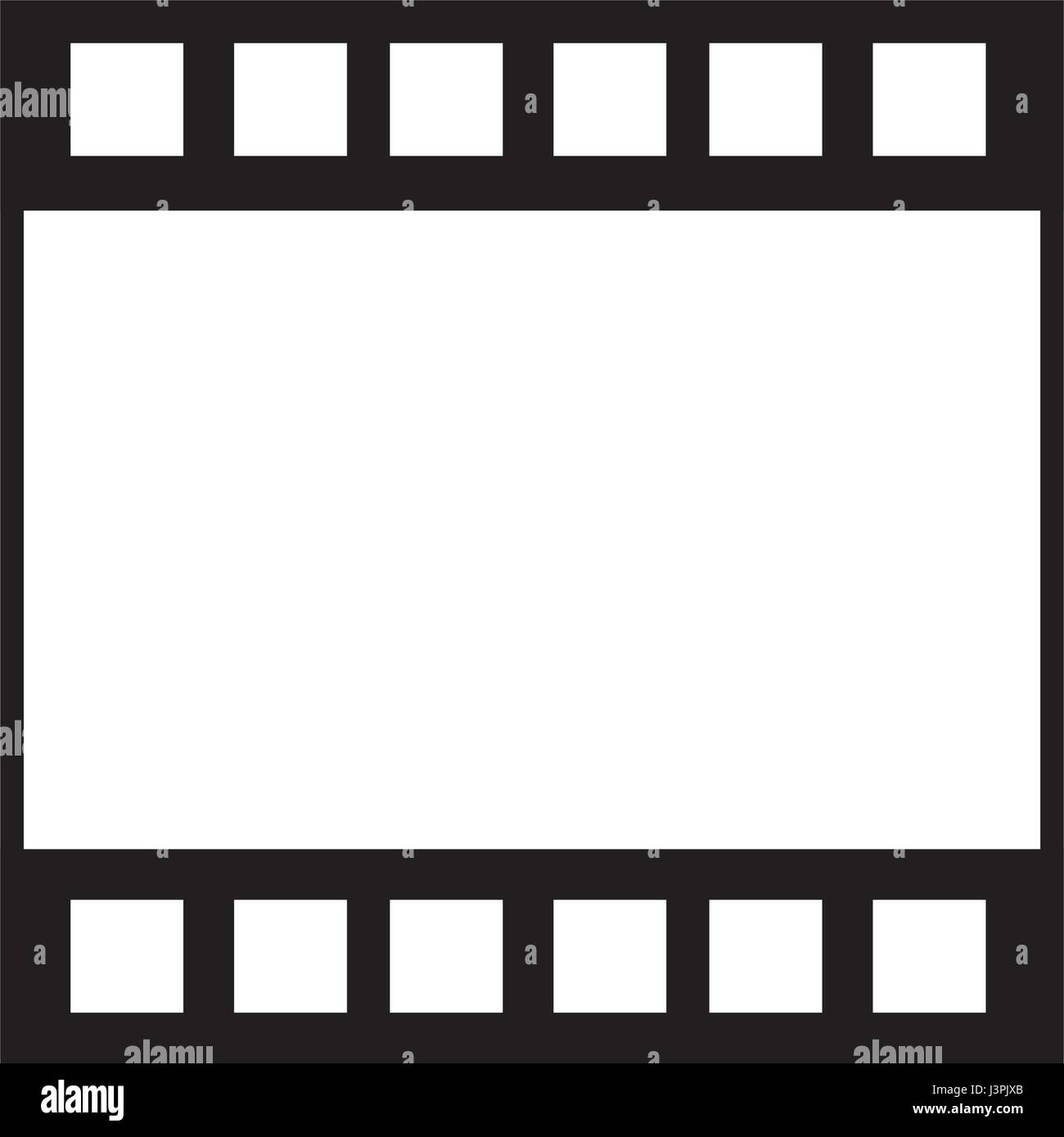 La striscia di pellicola cinematografica cornice immagine modello Immagine  e Vettoriale - Alamy