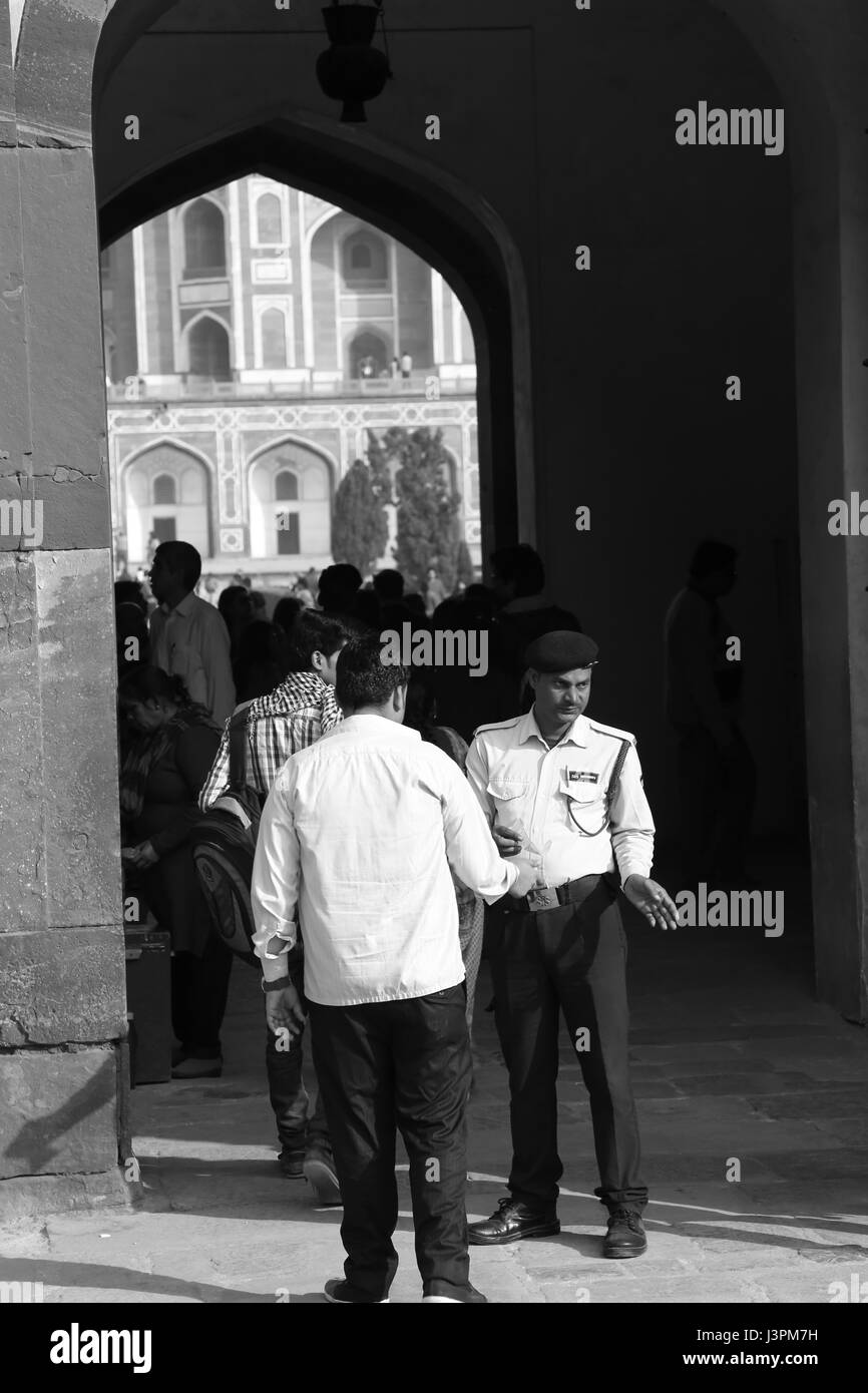 La tomba di Humayun complesso in Delhi, India, Isa Khan Niyazi la tomba, il complesso è stato dichiarato dall'UNESCO Foto Stock La tomba di Humayun complesso in Delhi, India, Isa Khan Niyazi la tomba, il complesso è stato dichiarato dall'UNESCO Foto Stock