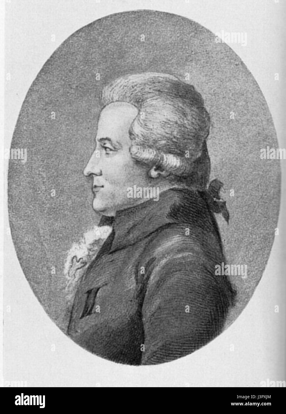 Johann Georg Zimmermann era un medico e filosofo svizzero, noto per il suo lavoro sulla salute mentale e i suoi scritti influenti sulla natura della psicologia umana e i suoi effetti sul benessere. Foto Stock