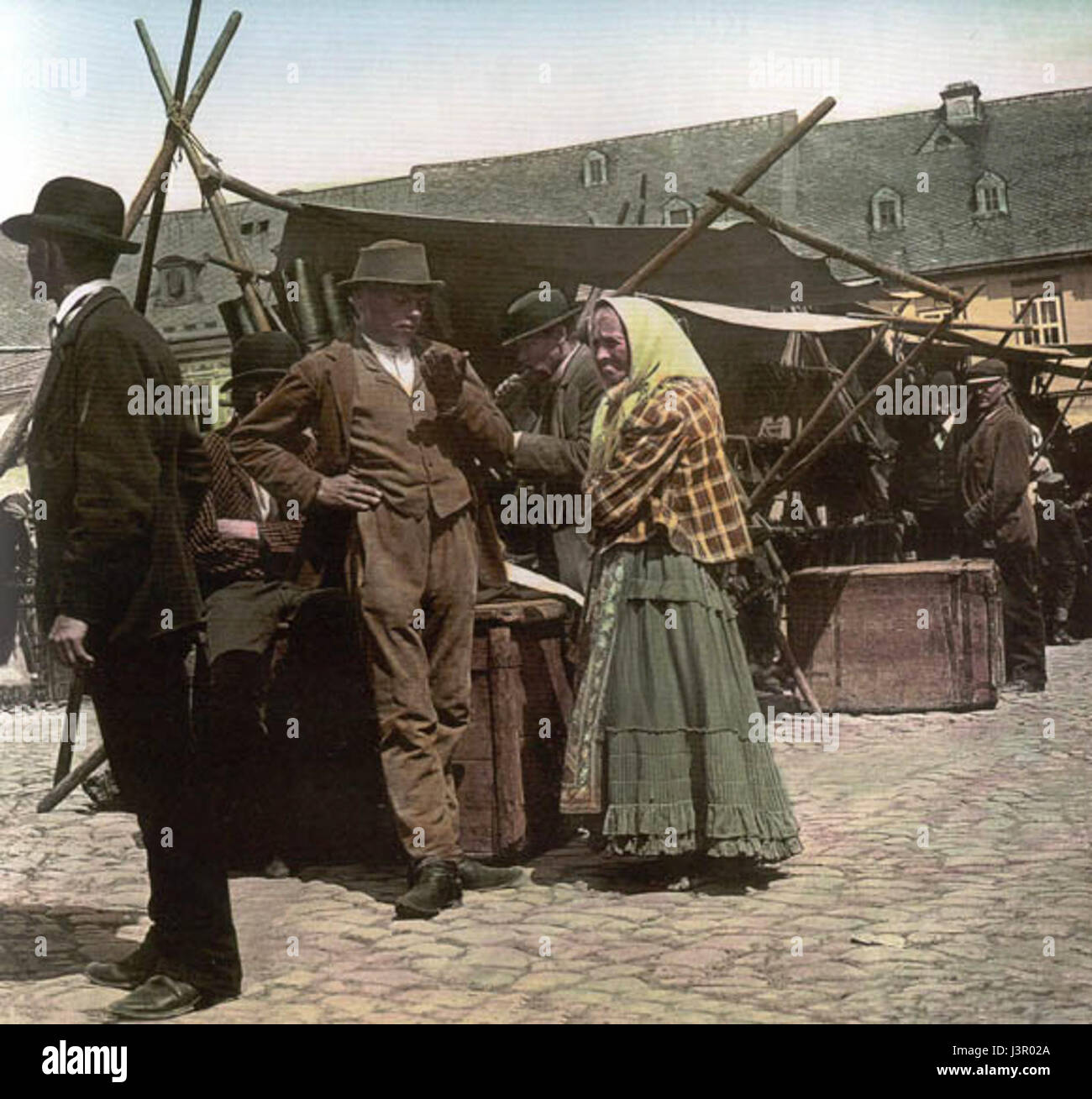 Josef Vejnar jarmark Jilemnice 1897 Foto Stock