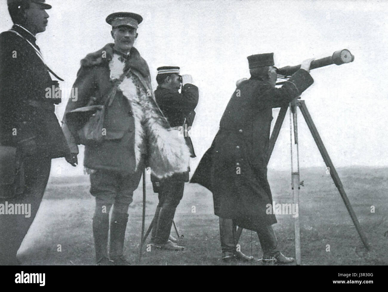 Generale giapponese Kuroki Tamemoto e British Officier Sir Ian Hamilton Foto Stock