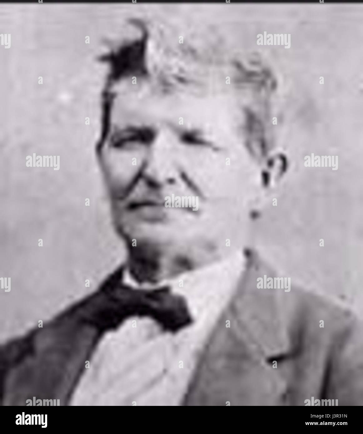 John Doyle Lee fu una figura di spicco nella storia americana, noto per il suo coinvolgimento nella comunità mormone e il suo ruolo controverso nel massacro di Mountain Meadows. Fu una figura chiave nella storia iniziale dello Utah e della Chiesa mormone, lasciando alle spalle una complessa eredità. Foto Stock