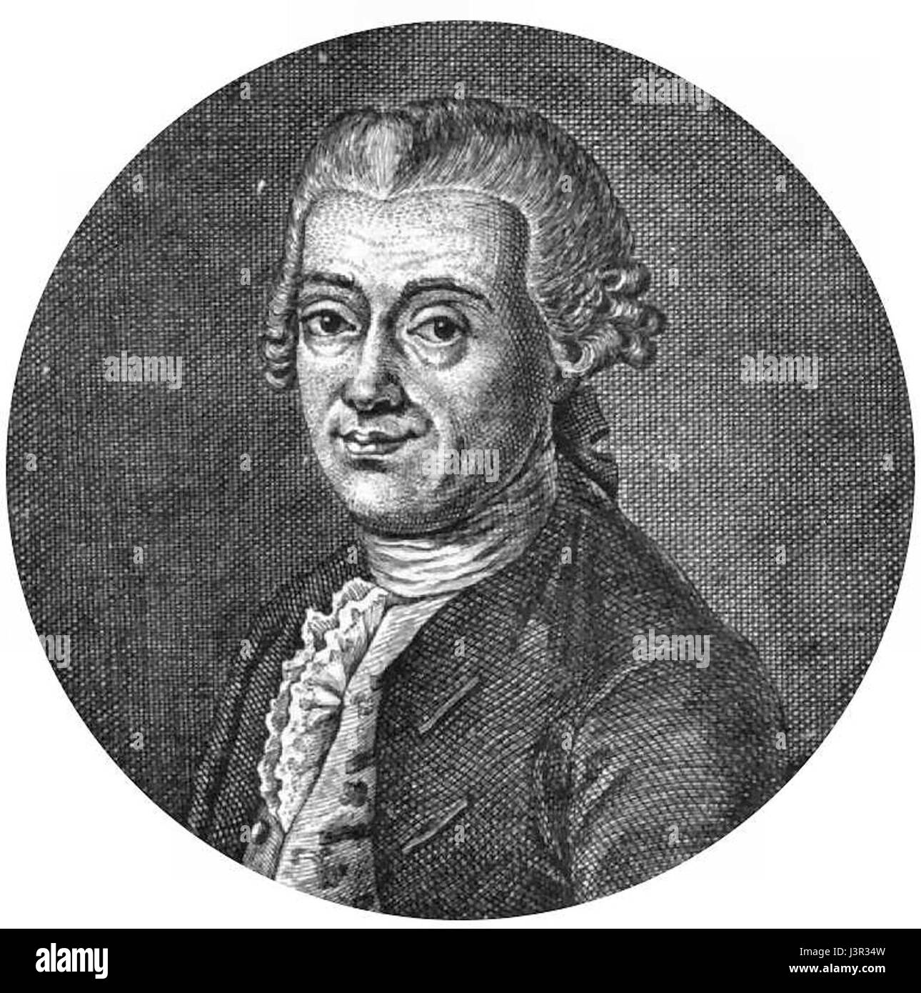 Johann Daniel Titius Foto Stock