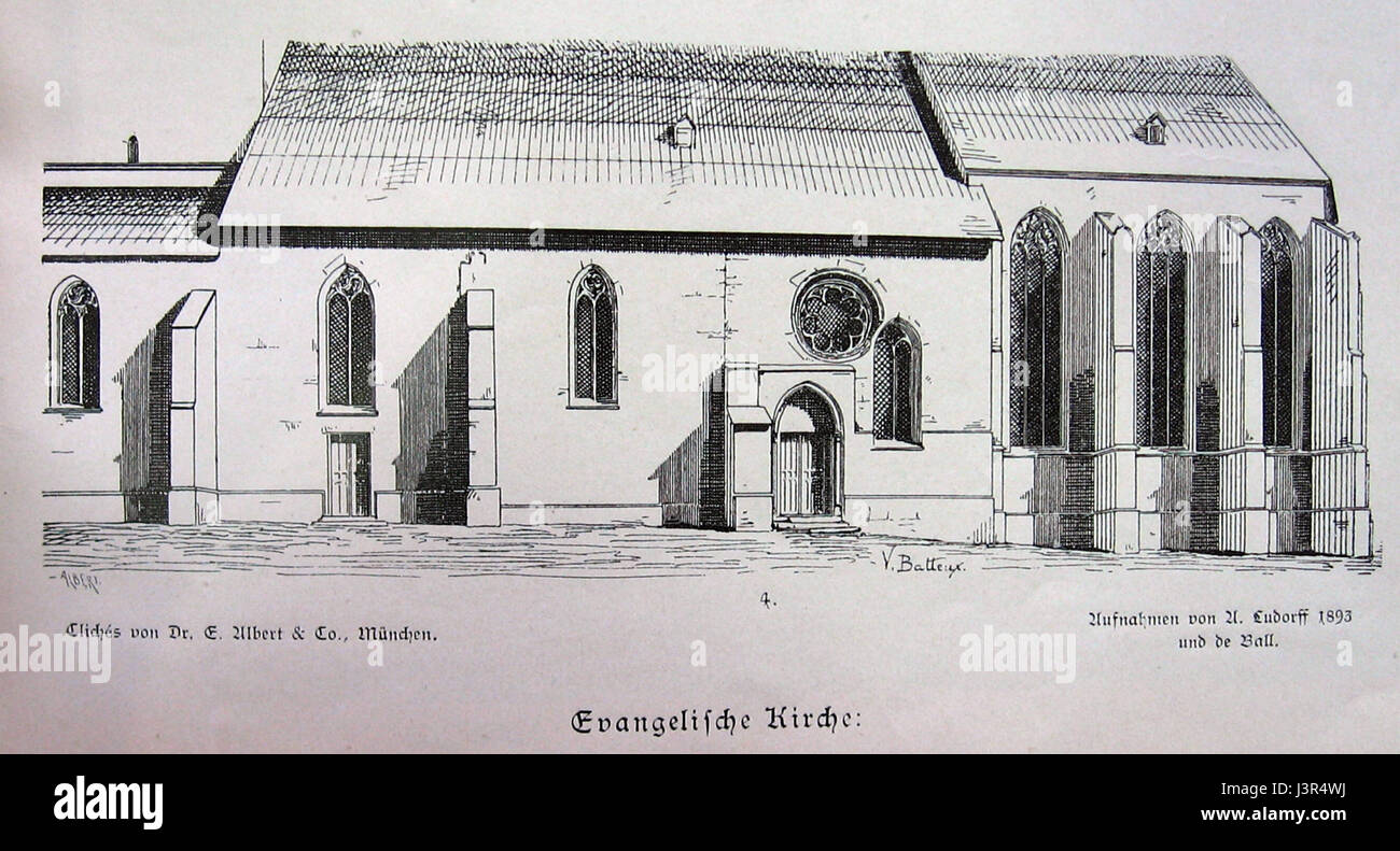 IMG 2623 Schwerte Evangelische Kirche Foto Stock