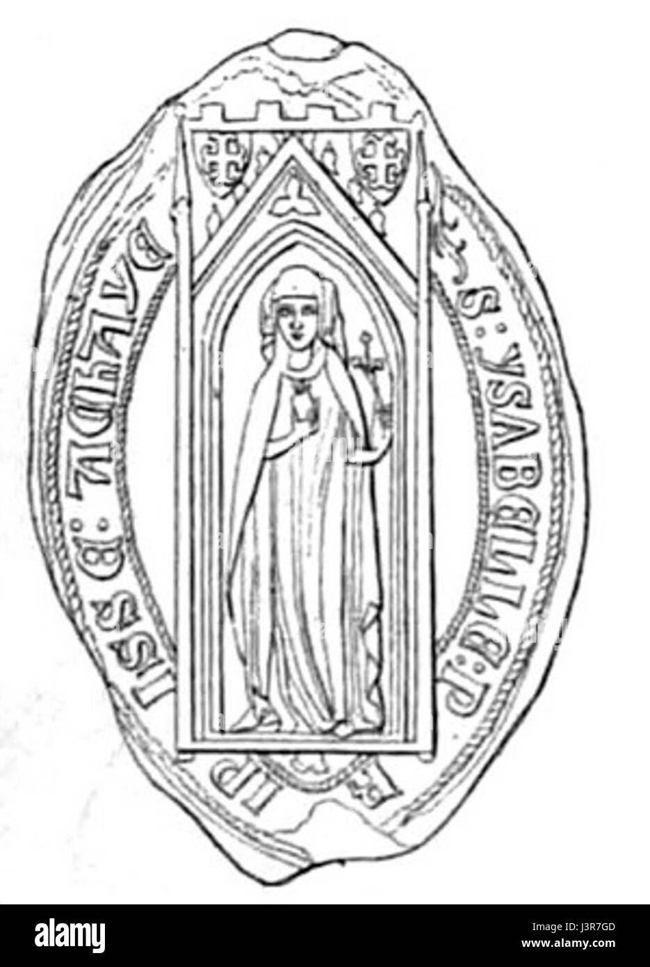 Isabella di Villehardouin Foto Stock