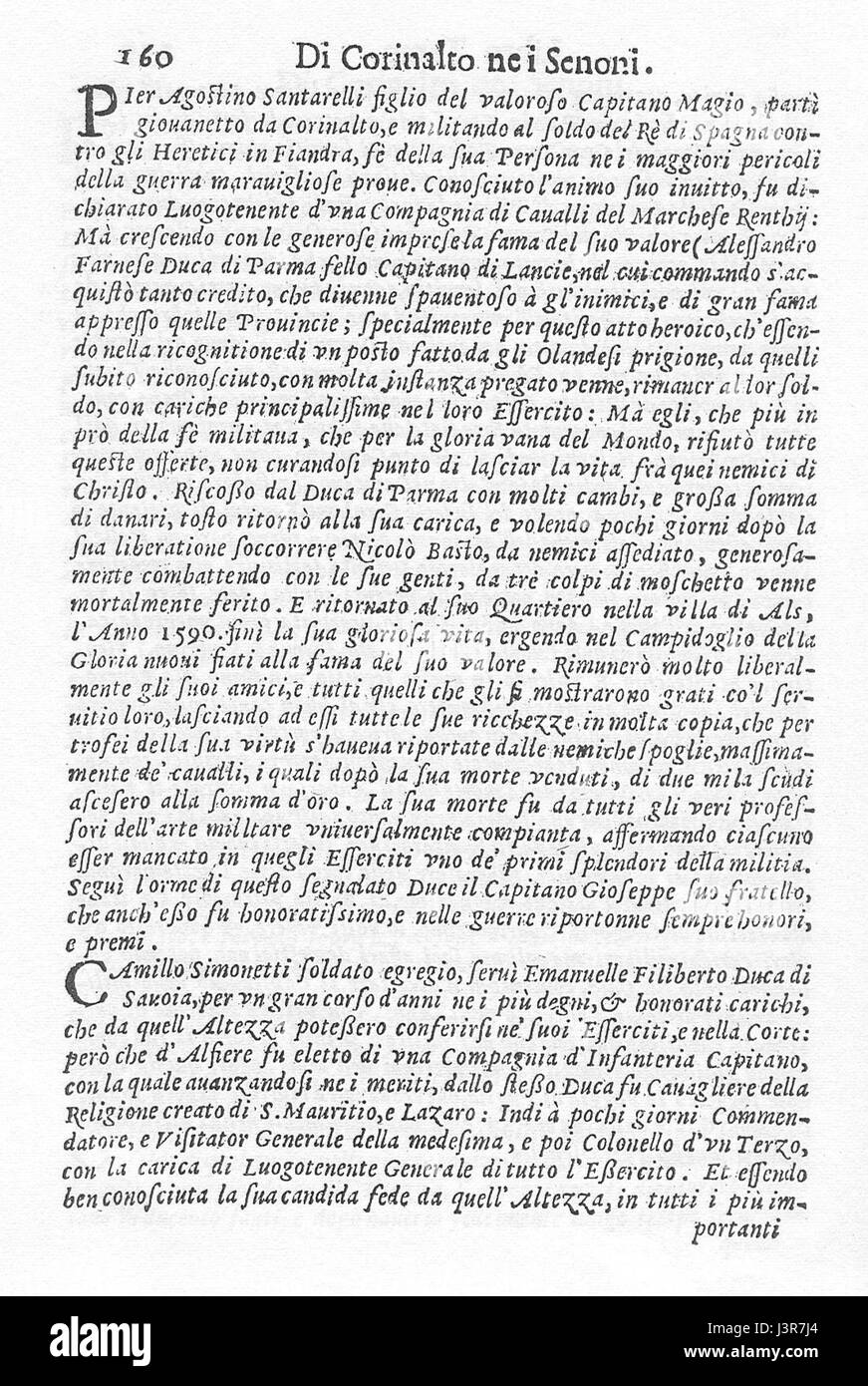 "Istorie dello Stato di Urbino" è un'opera storica del XVII secolo che racconta la storia del Ducato di Urbino, con particolare attenzione agli aspetti politici e culturali della regione negli anni '1600 Foto Stock