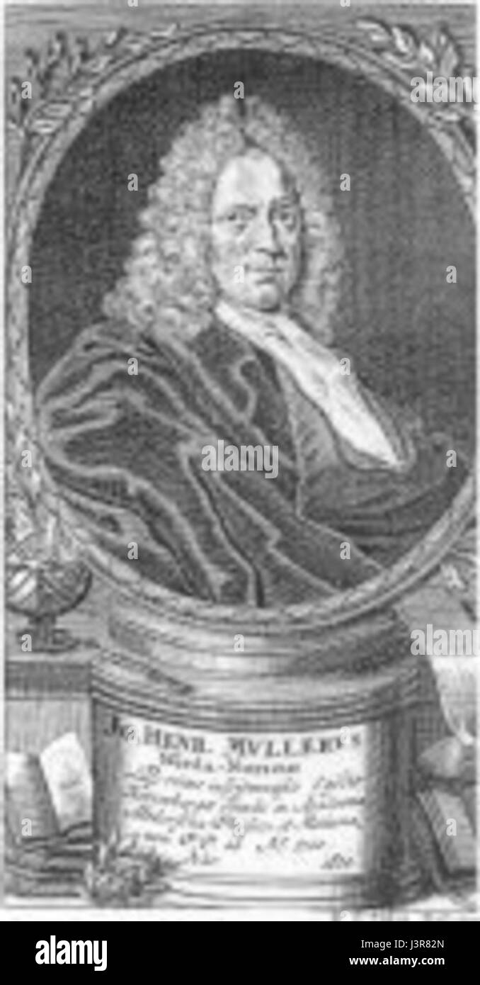 Johann Heinrich Mueller Foto Stock