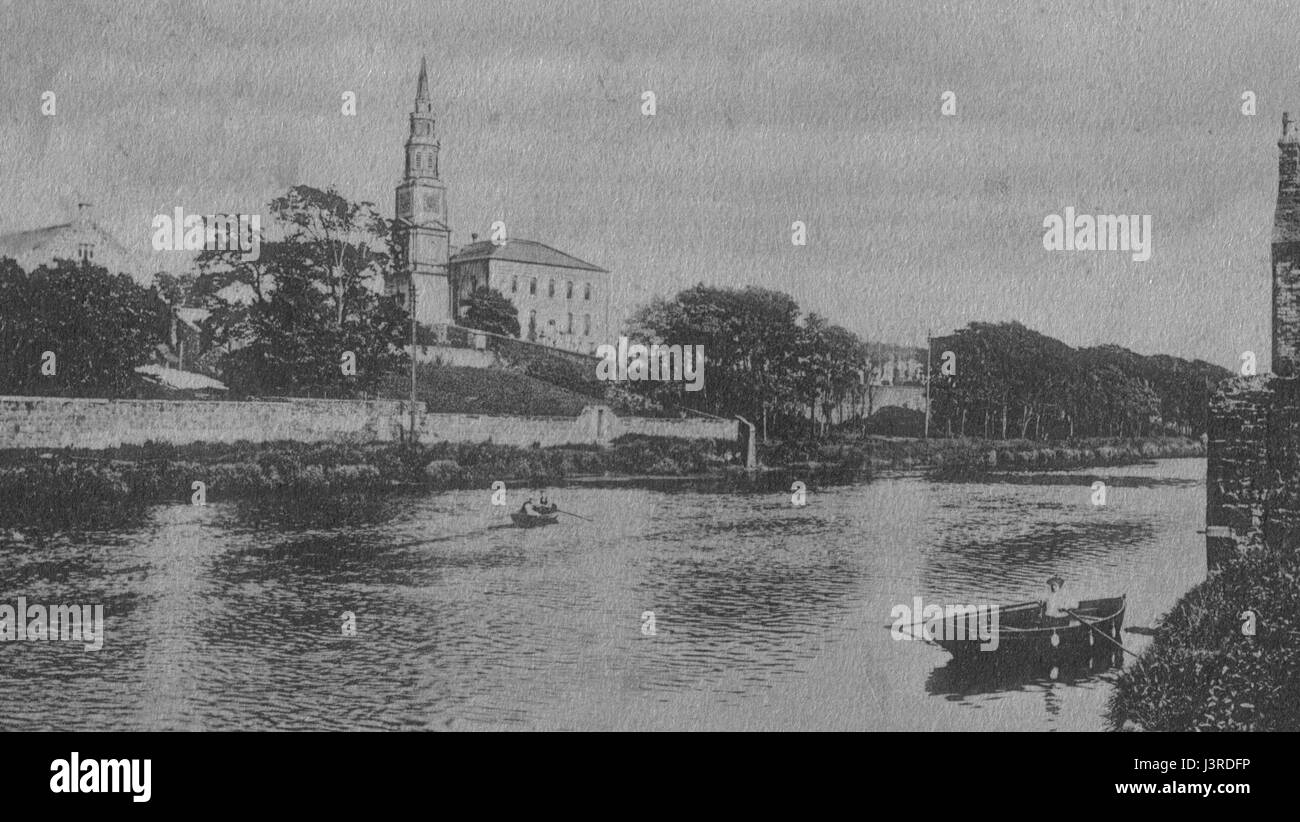 Irvine e il vecchio KIRK 1904 Foto Stock