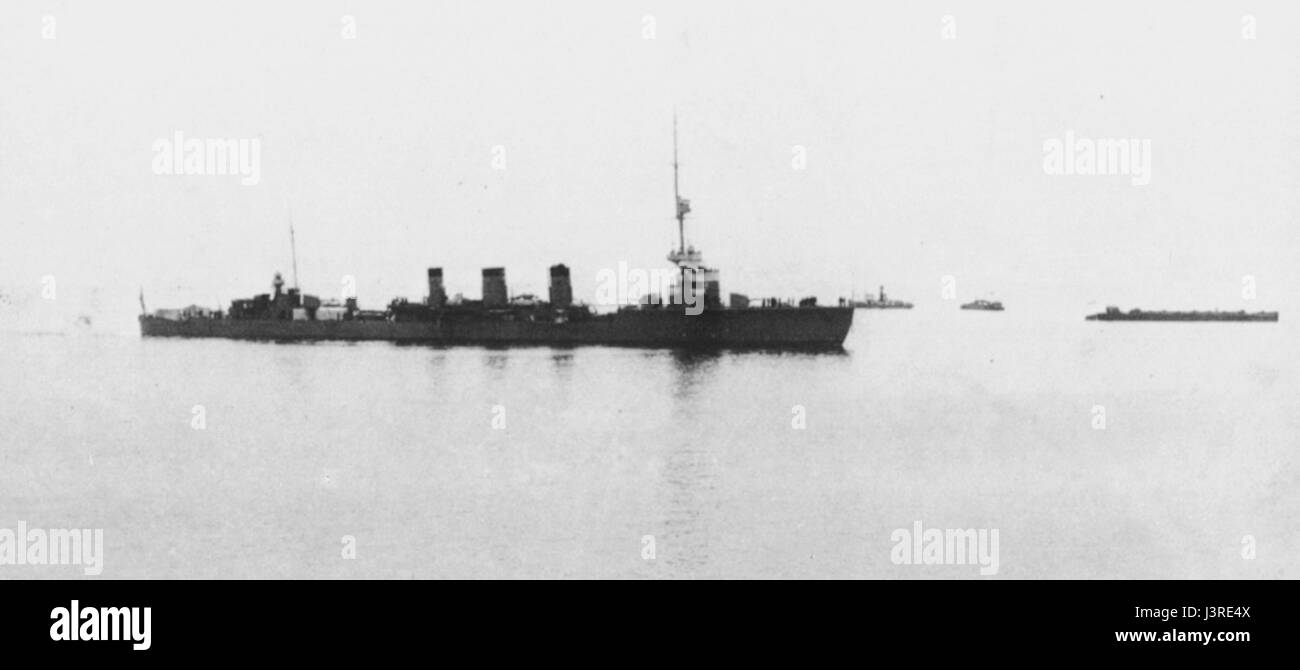 Giapponese cruiser Tatsuta nel maggio 1932 Foto Stock