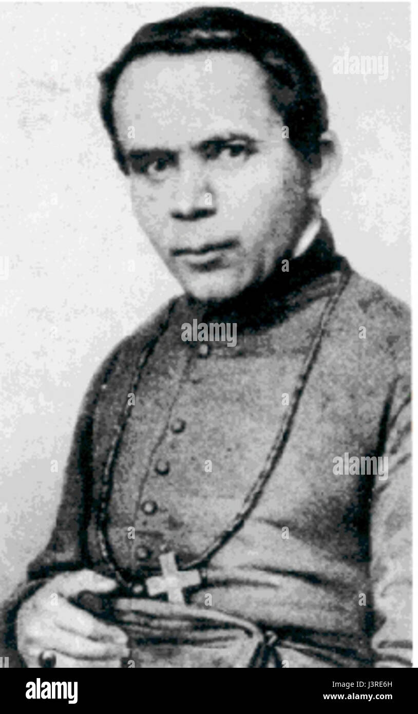 Johannes Nepomuk Neumann è stato un prete boemo-americano del XIX secolo noto per il suo lavoro nella Chiesa cattolica e per la sua canonizzazione come santo per la sua dedizione alla fede. Foto Stock