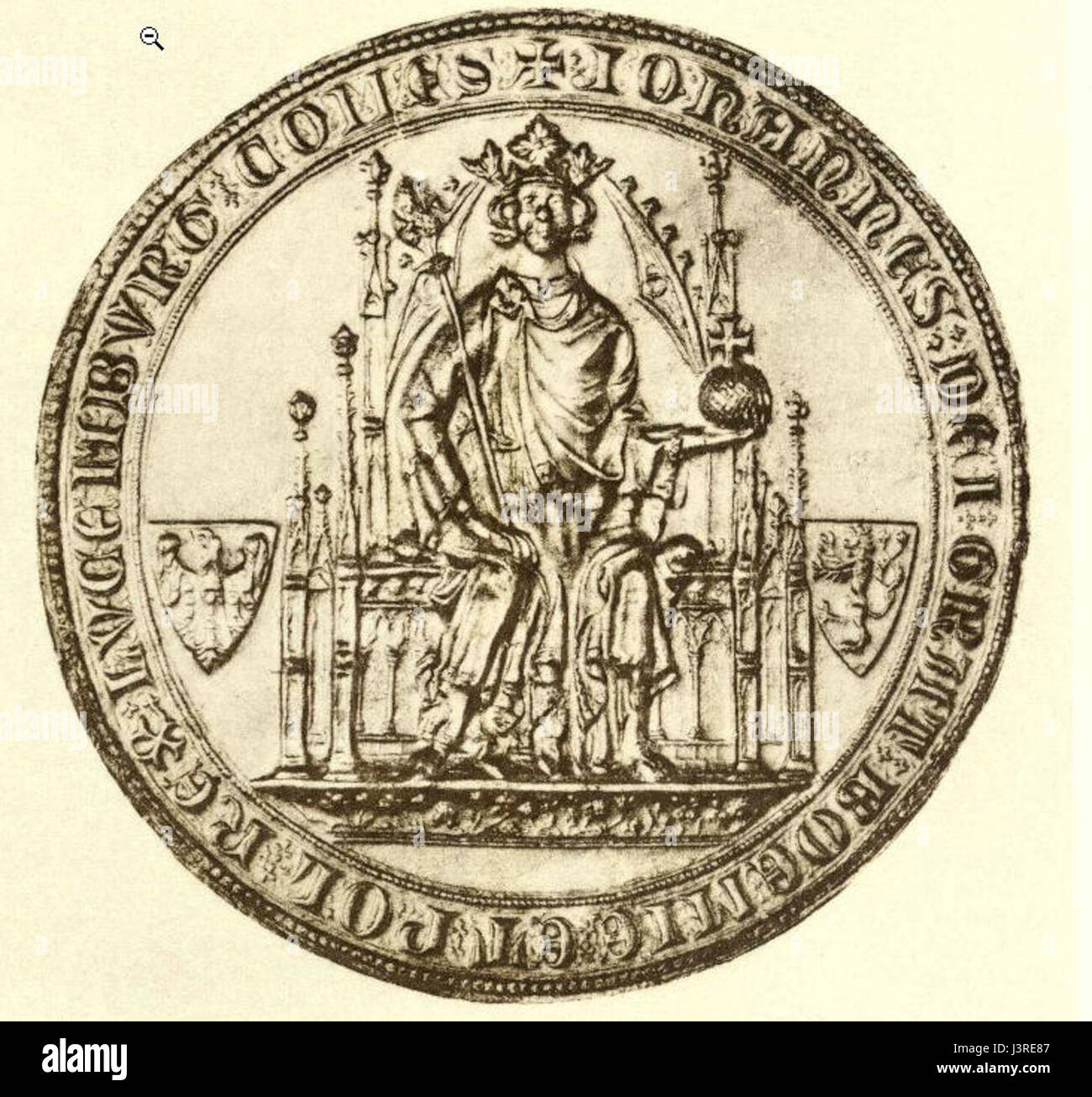 Giovanni I, conte di Lussemburgo Foto Stock