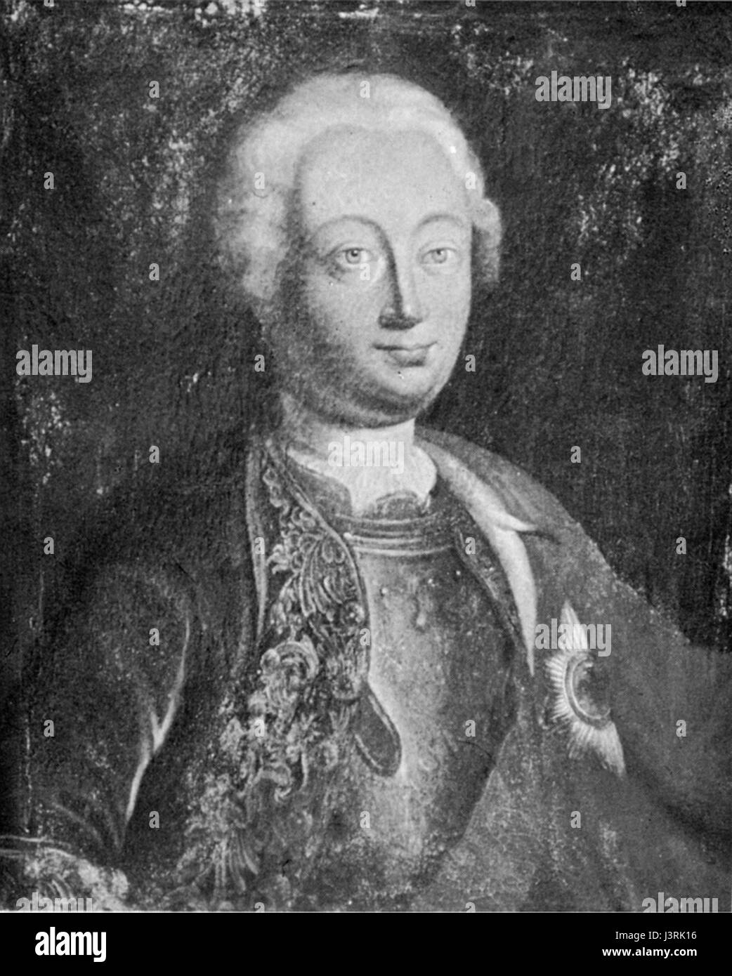 Karl Wilhelm Friedrich fu una figura storica del Brandeburgo-Ansbach, in Germania. Giocò un ruolo nel paesaggio politico o militare della regione durante il suo tempo, contribuendo alla narrazione storica locale e più ampia del XVIII secolo. Foto Stock