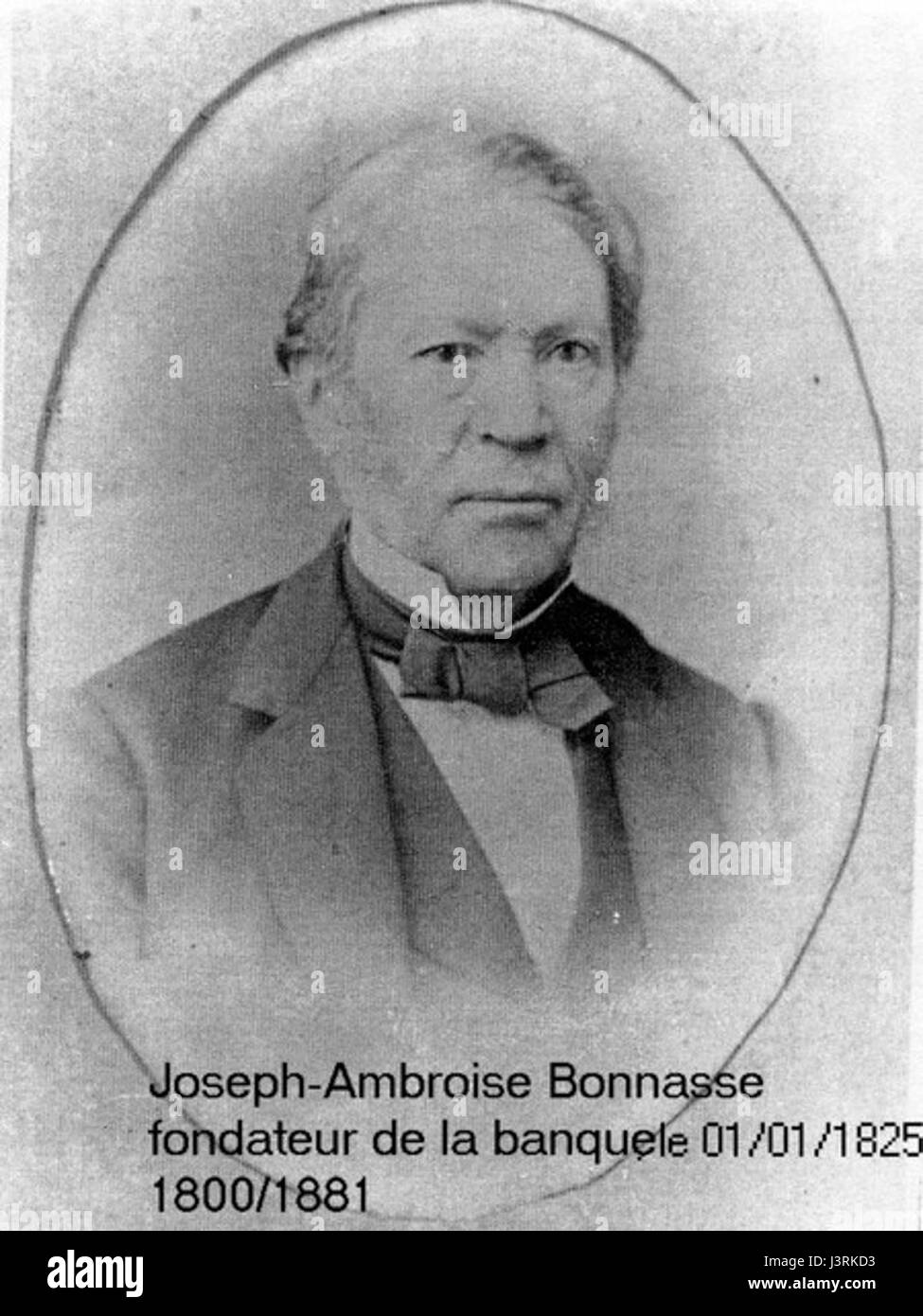 Questo si riferisce a una figura storica, forse del XVIII o XIX secolo, di nome Giuseppe, la cui esatta identità e significato sono legati al periodo di tempo intorno al 1800. Sono necessari ulteriori studi per determinare il contesto. Foto Stock