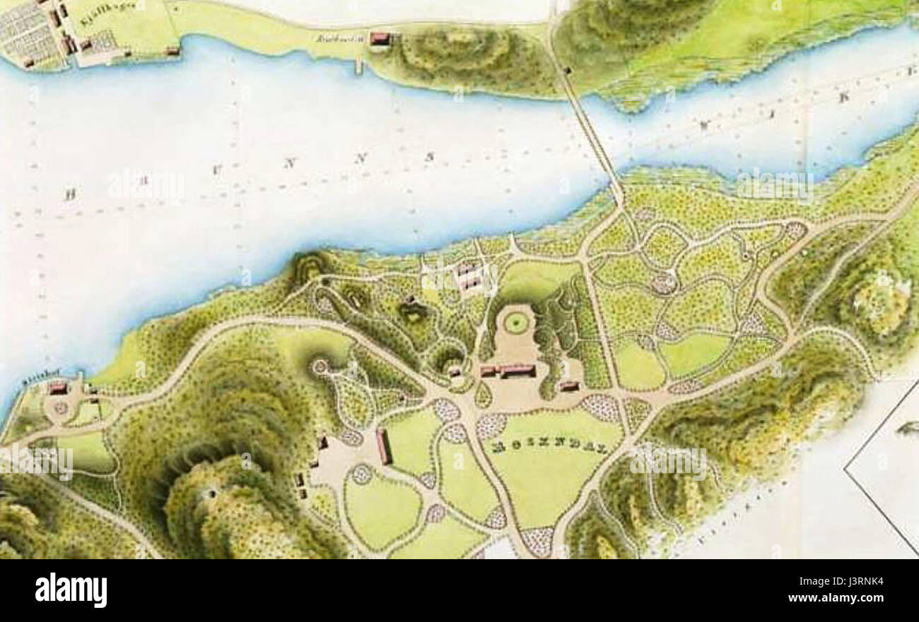 Karl XIV Johans lustpark Foto Stock