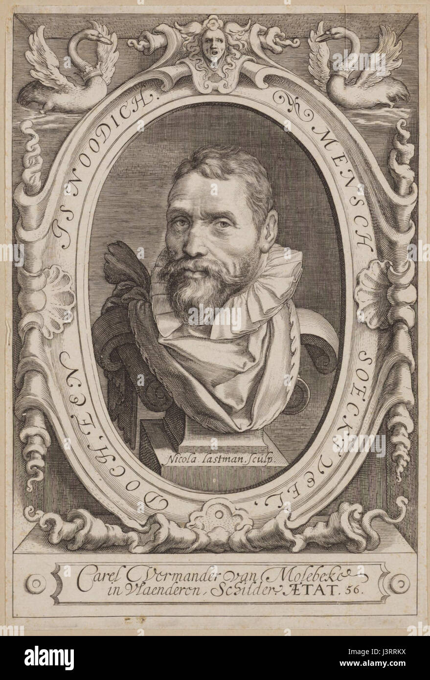 Karel van Mander 56 Nicola Lastman Foto Stock