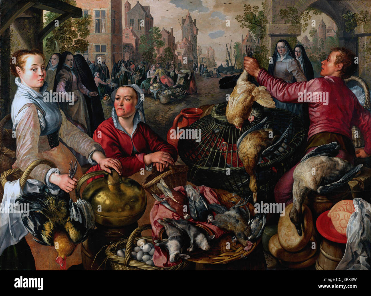 Joachim Beuckelaer aria Foto Stock