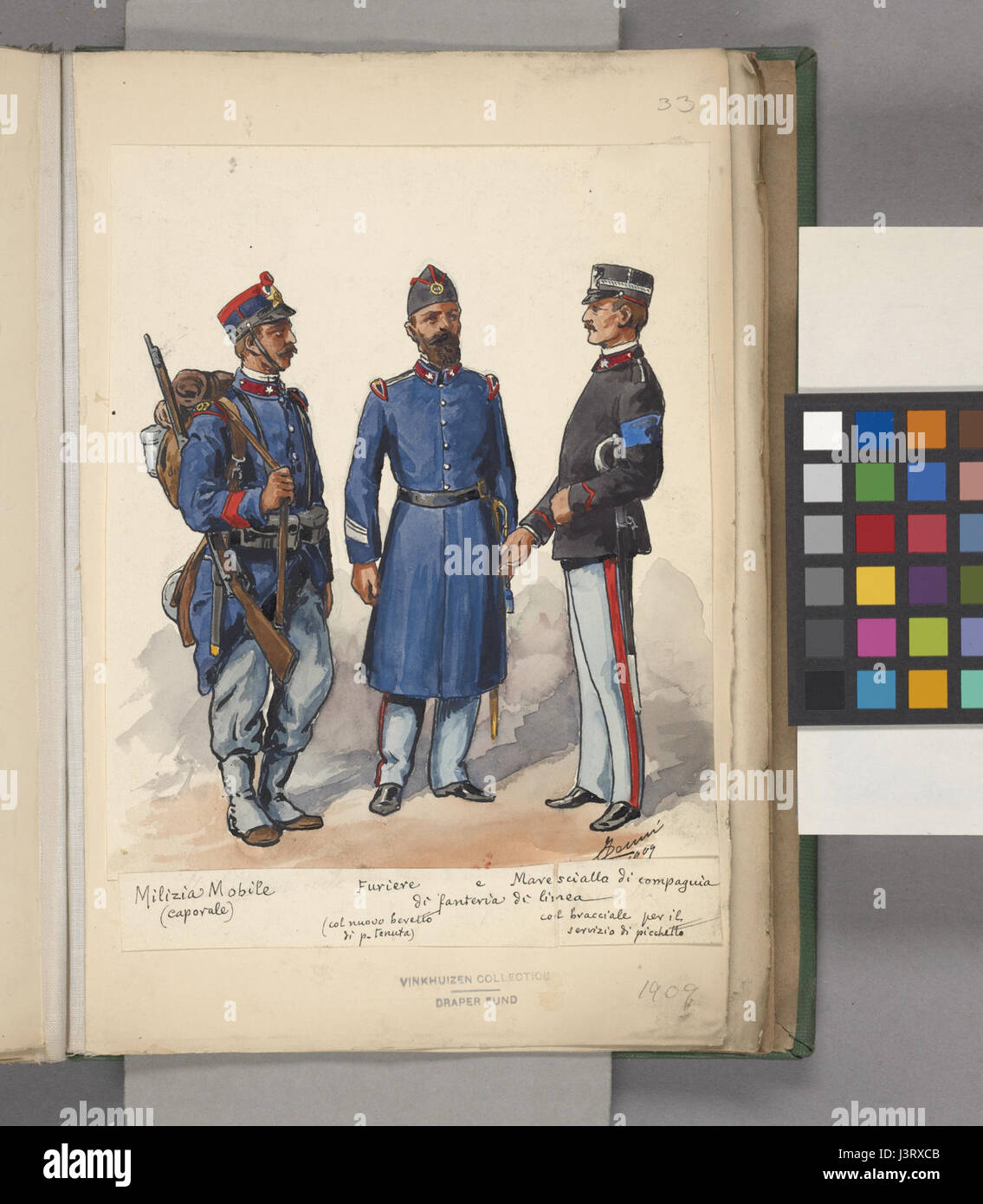 Questa collezione copre fotografie storiche dell'Italia dal 1904 al 1909, offrendo uno sguardo sul paesaggio sociale, politico e architettonico durante quel periodo. Catturate da vari fotografi, le immagini documentano l'evoluzione culturale di Italyâ e la sua trasformazione all'inizio del XX secolo. Foto Stock