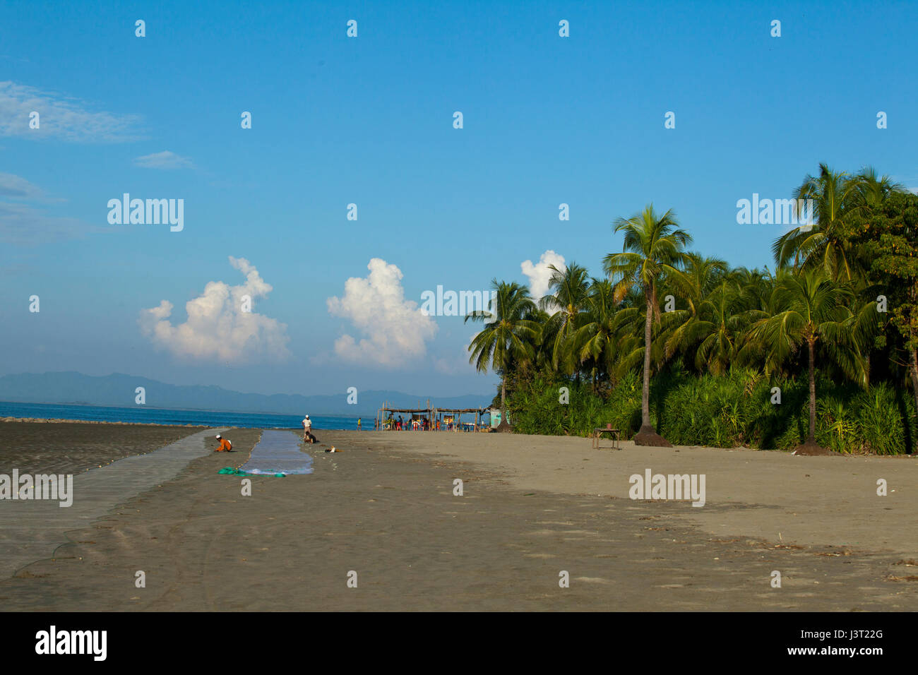 Il Saint Martin's Island, localmente noto come Narikel Jinjira. Teknaf, Cox's Bazar, Bangladesh. Foto Stock