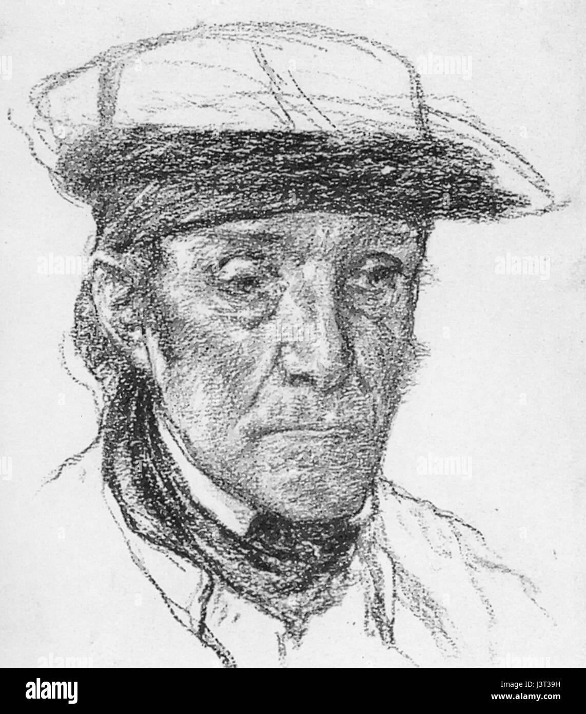 Kiebingen Alter Mann Theodor Lauxmann nach Paolo peccatore Foto Stock