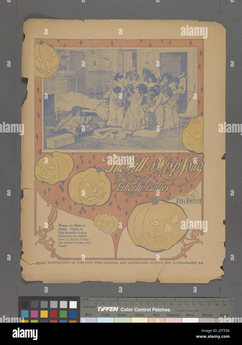Jack O' lanterna (NYPL ADE 1928670 1961433) Foto Stock