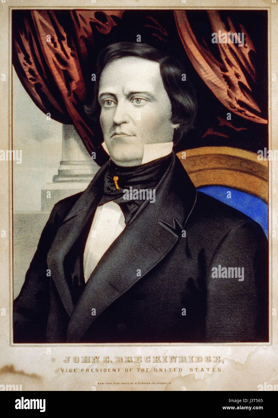John C. Breckinridge, Vice Presidente degli Stati Uniti Foto Stock