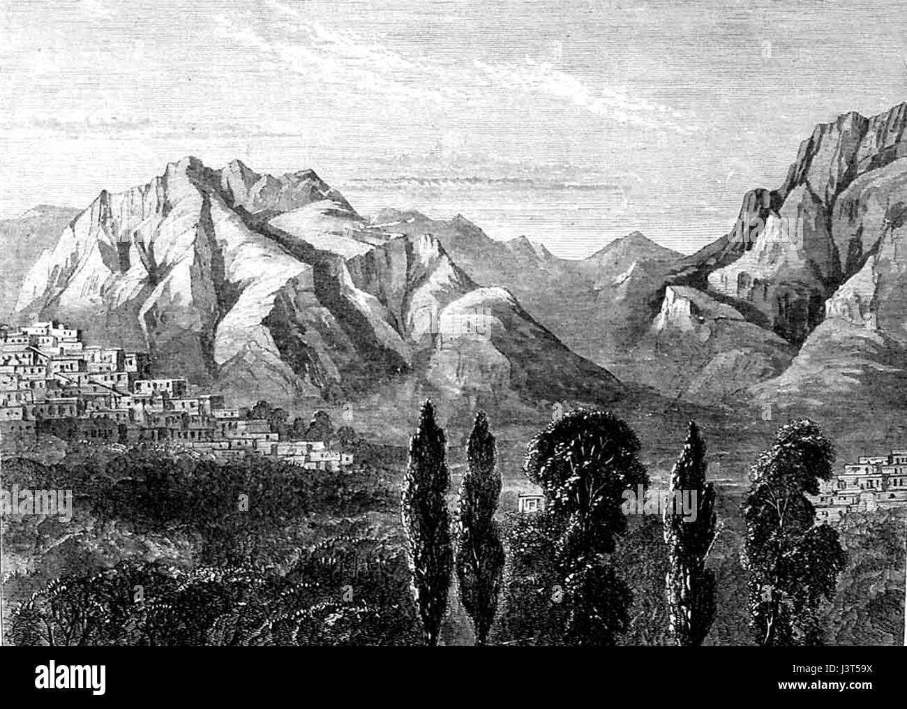 Il Kermanshah London Illustrated News 16 mette in evidenza eventi o rappresentazioni dalla regione di Kermanshah, Iran, come descritto in un numero storico del London Illustrated News, un'importante pubblicazione britannica del XIX secolo. Foto Stock