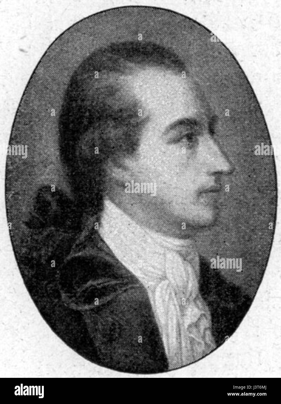 Johann Wolfgang Goethe 1779 Foto Stock