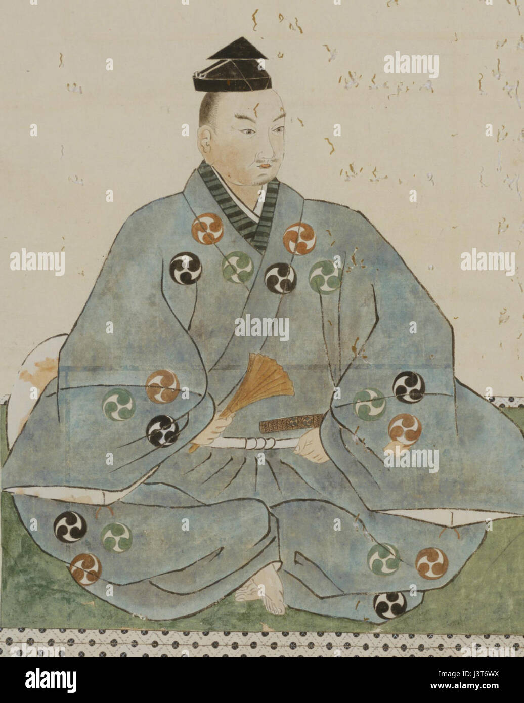 Kobayakawa Hirohira era una figura storica giapponese, forse un samurai, notevole per i suoi contributi alla storia o alla cultura giapponese. Foto Stock