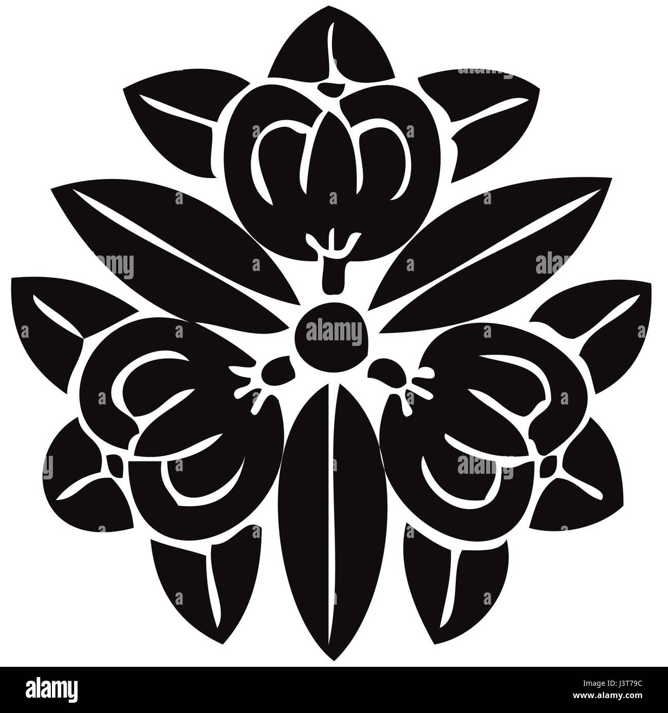 Kempon hokke logo Foto Stock