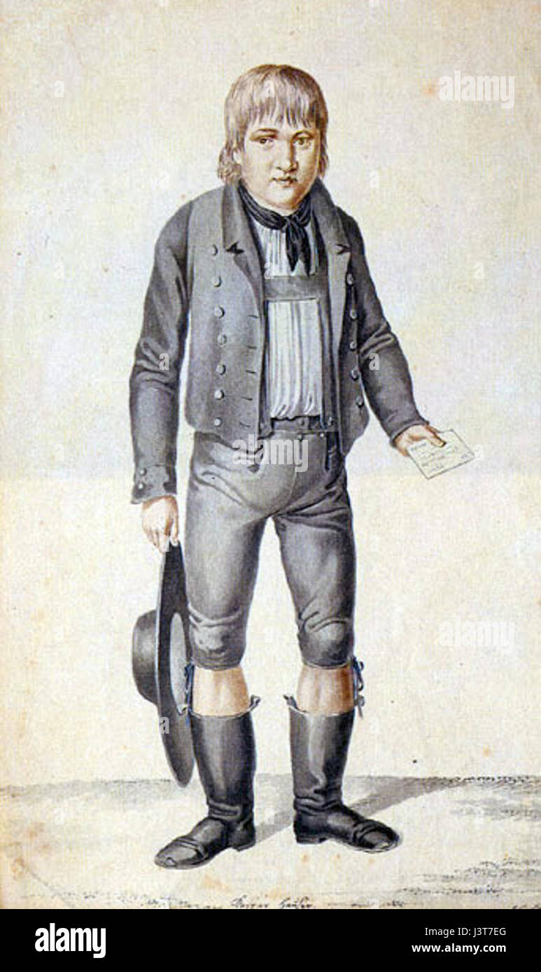 Kaspar hauser Foto Stock