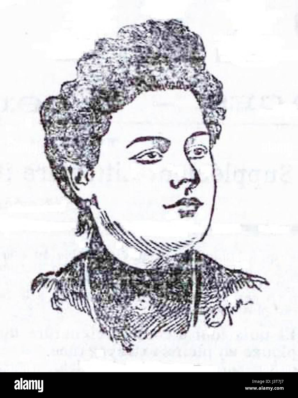 Jeanne Troller 1903 Foto Stock