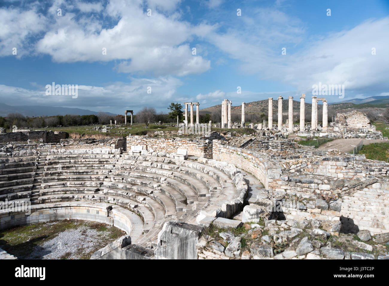 Aphrodisias è stata una piccola antica città greca nella storica Caria regione culturale di Anatolia occidentale Foto Stock