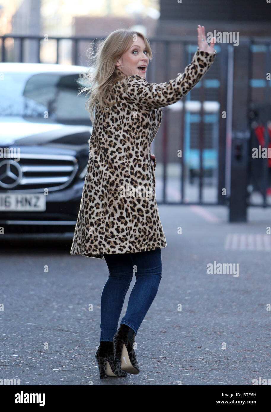 Michelle Hardwick fuori ITV Studios con: Michelle Hardwick dove: Londra, Regno Unito quando: 06 Apr 2017 Foto Stock