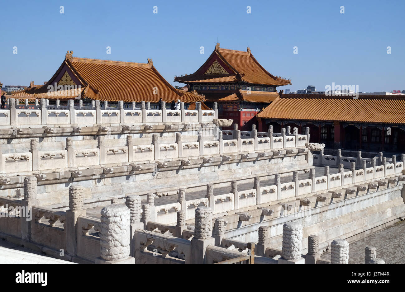 Palazzo della purezza celeste Qianqinggong in città Forrbiden, Pechino, Cina, 23 febbraio 2016. Foto Stock