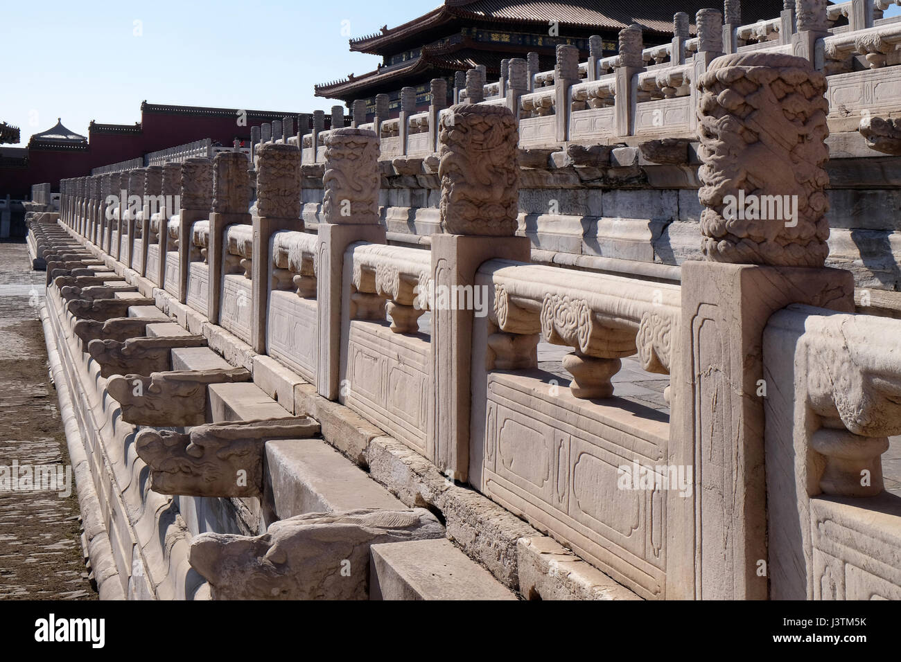 Palazzo della purezza celeste Qianqinggong in città Forrbiden, Pechino, Cina, 23 febbraio 2016. Foto Stock