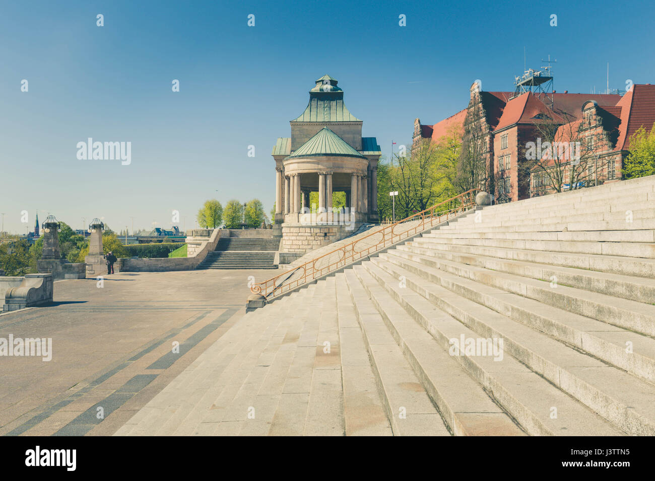 Szczecin - architettura storica / Haken terrazze Foto Stock