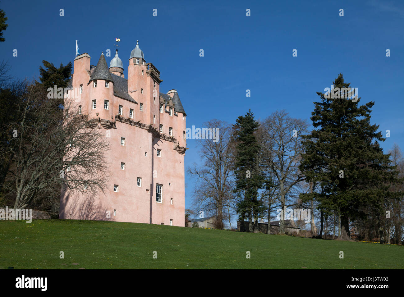 Castello di Craigievar in Aberdeenshire, Scozia Foto Stock
