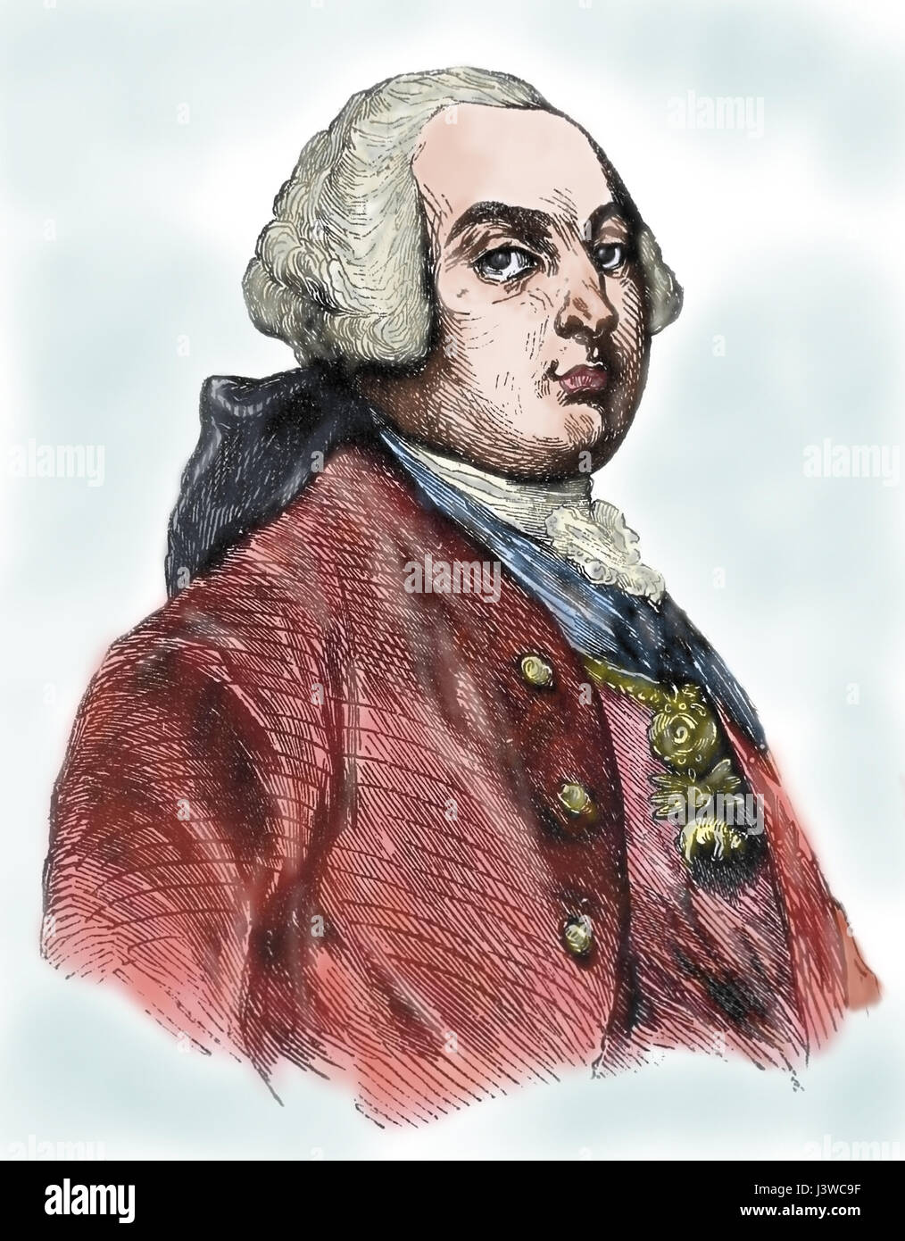 Luigi XVI di Francia. (1754 - 1793) 18th. Secolo. Re dei Francesi. Louis Capet. Ghigliottinato. Foto Stock