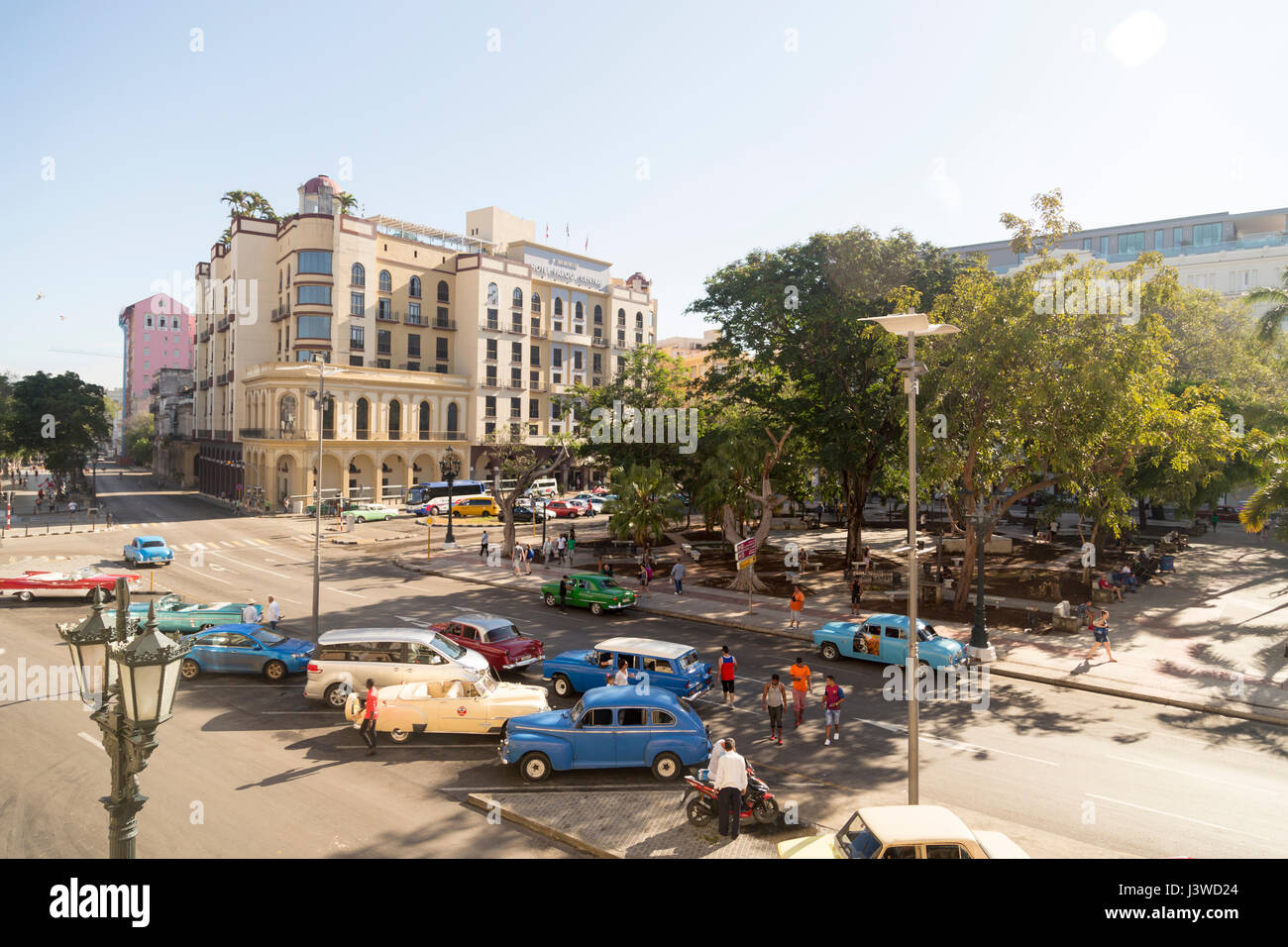 Iberostar al Central Park di Havana, Cuba Foto Stock