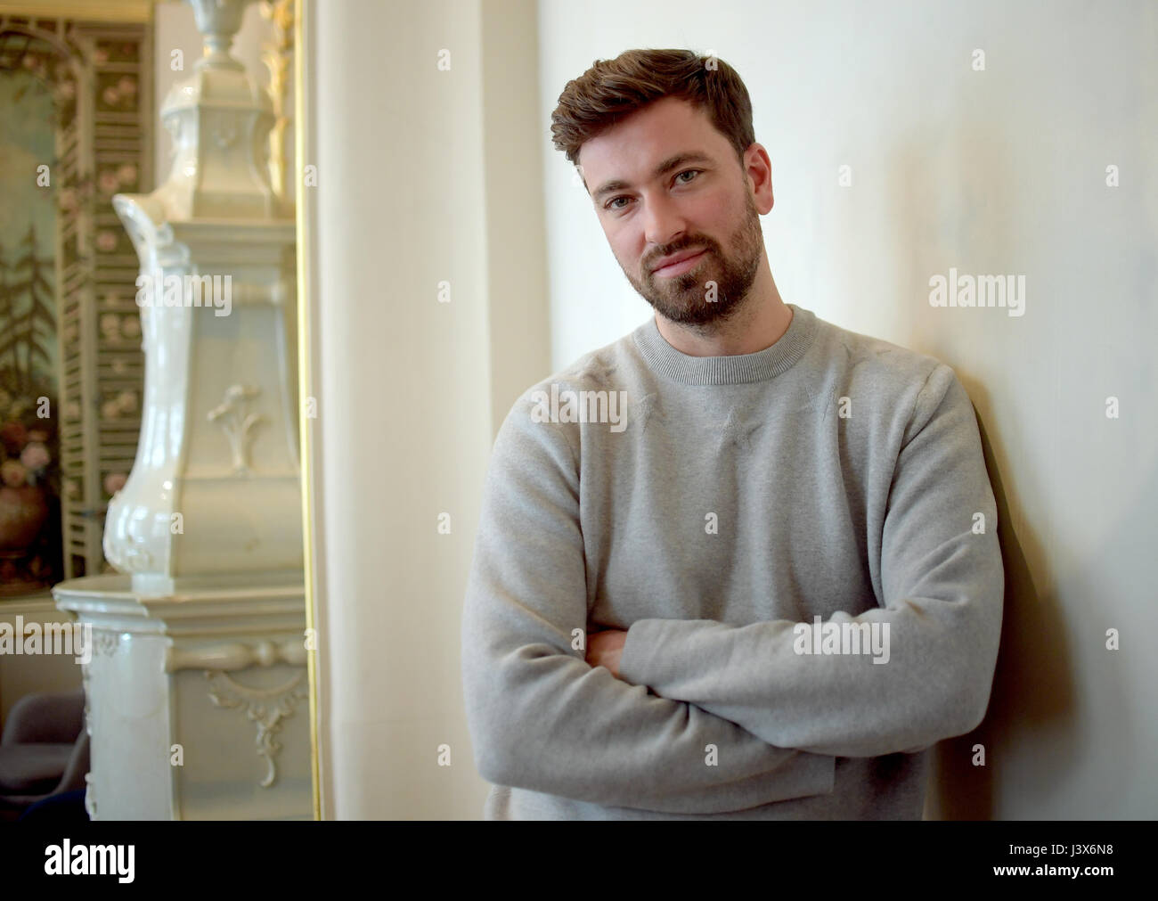 Berlino, Germania. Il 5 maggio, 2017. Il rapper Martora Laciny, noto anche come materia o Marsimoto, Berlino, Germania, il 5 maggio 2017. Foto: Britta Pedersen/dpa-Zentralbild/ZB/dpa/Alamy Live News Foto Stock