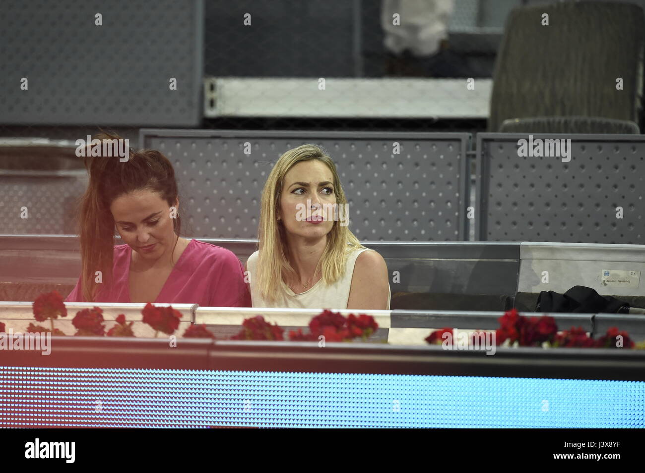 Madrid, Spagna. 8 Maggio, 2017. L'attrice Kira Miro durante il match Mutua Madrid Open a Madrid lunedì 8 maggio 2017. Credito: Gtres Información más Comuniación on line,S.L./Alamy Live News Foto Stock