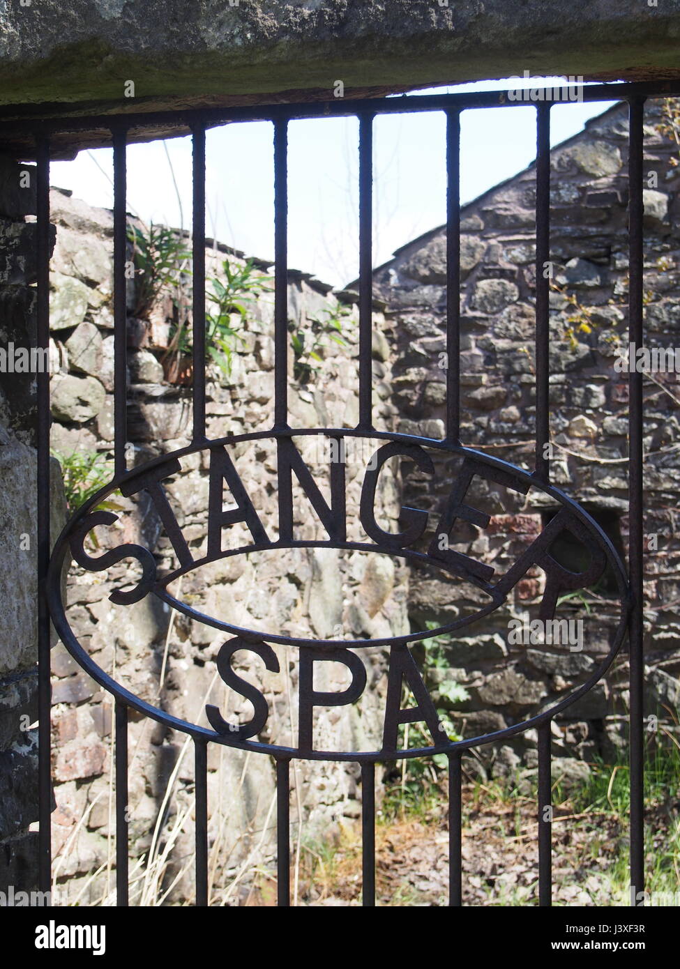 Gate a stanger spa, Lake District, cumbria, Regno Unito Foto Stock