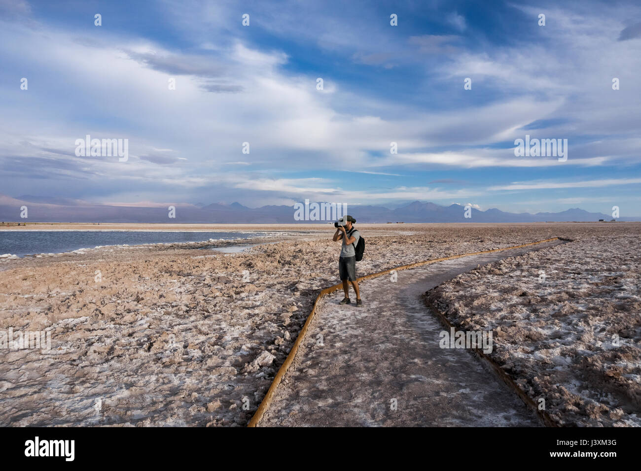 Avventura nel deserto intorno a San Pedro de Atacama, Cile settentrionale. Foto Stock