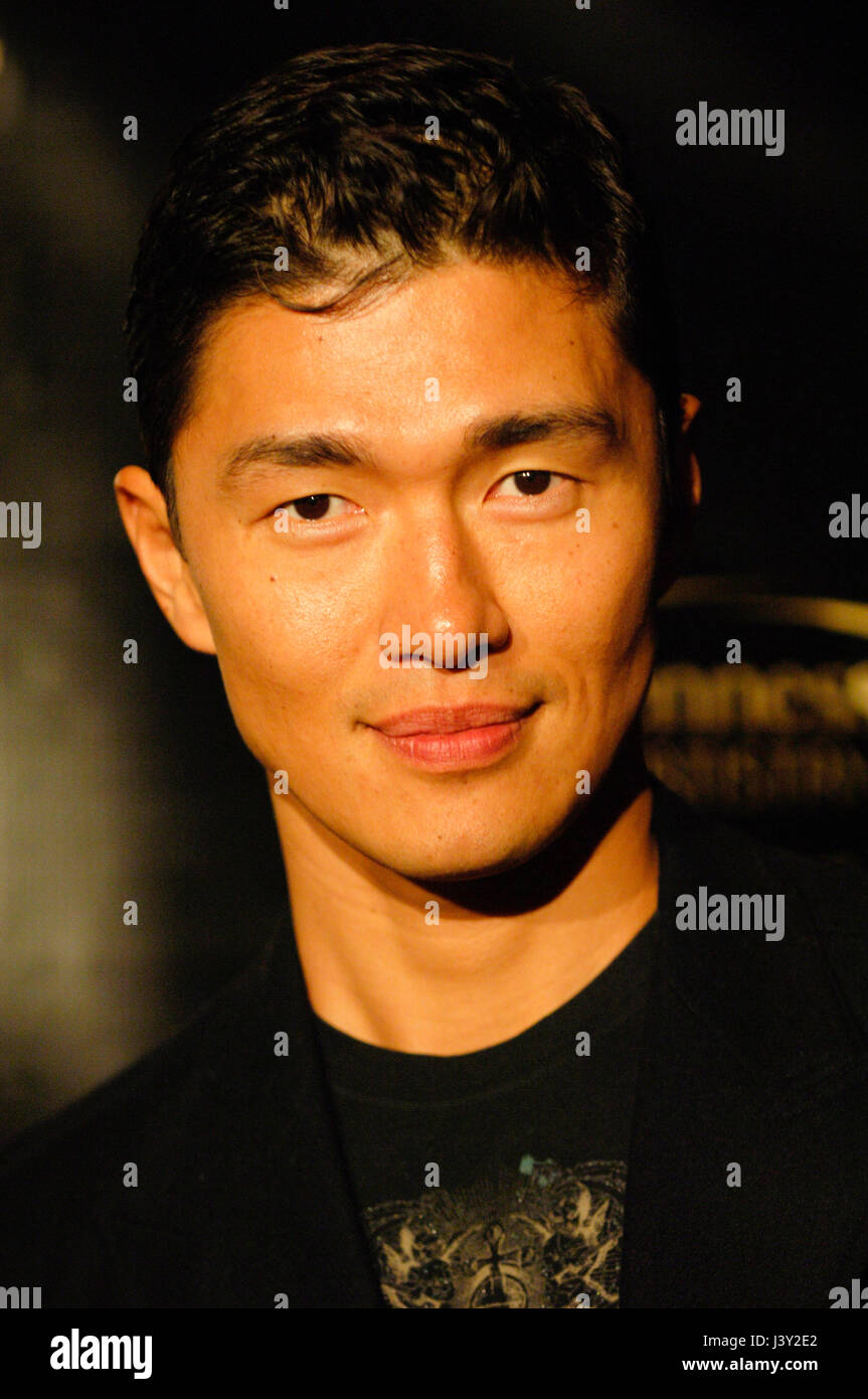 Rick Yune arriva a Hennessy artistica Evento Finale al Paramount Studios di Los Angeles, CA Foto Stock