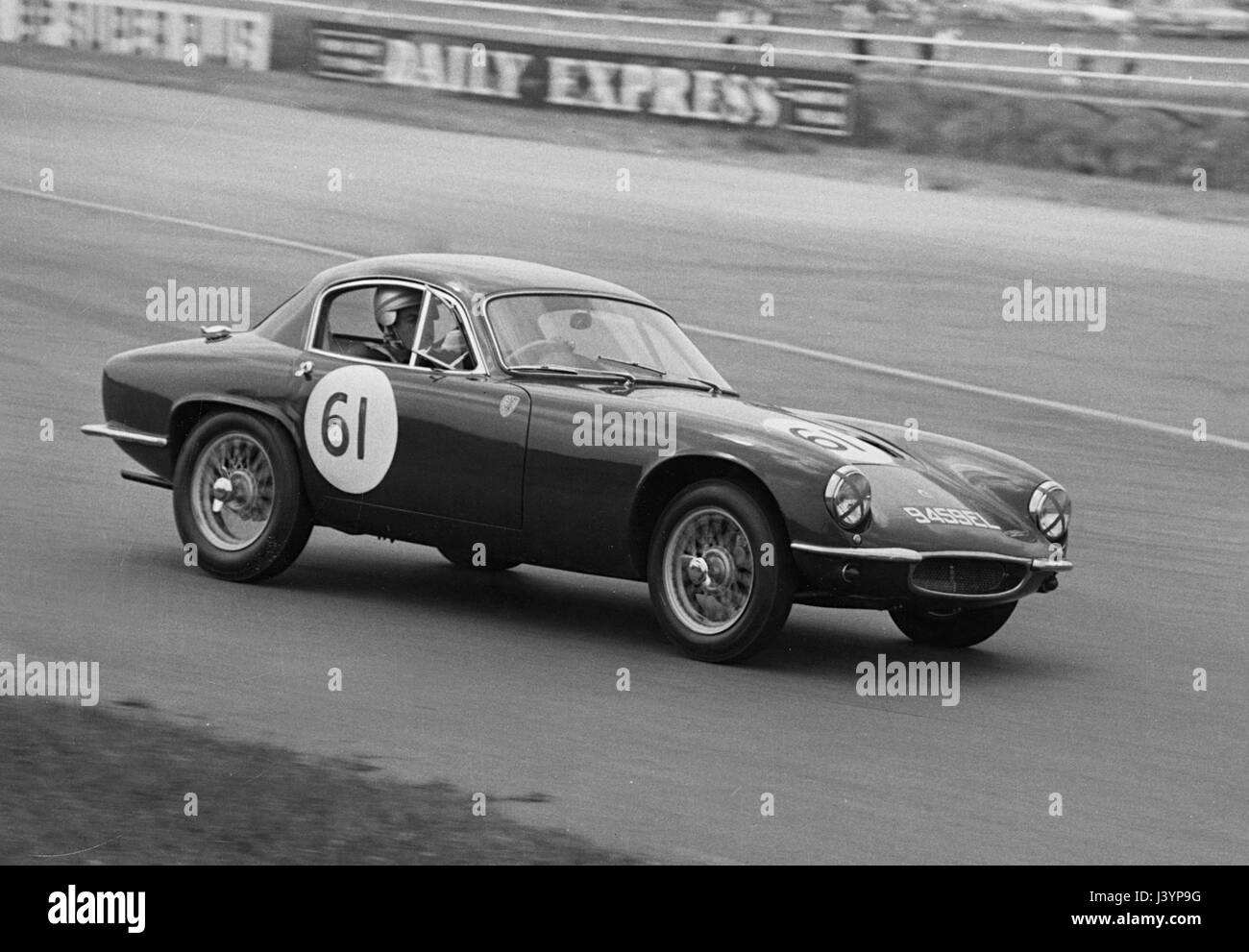 Lotus Elite B.M Wetheillr Silverstone 3/6/1961. Foto Stock