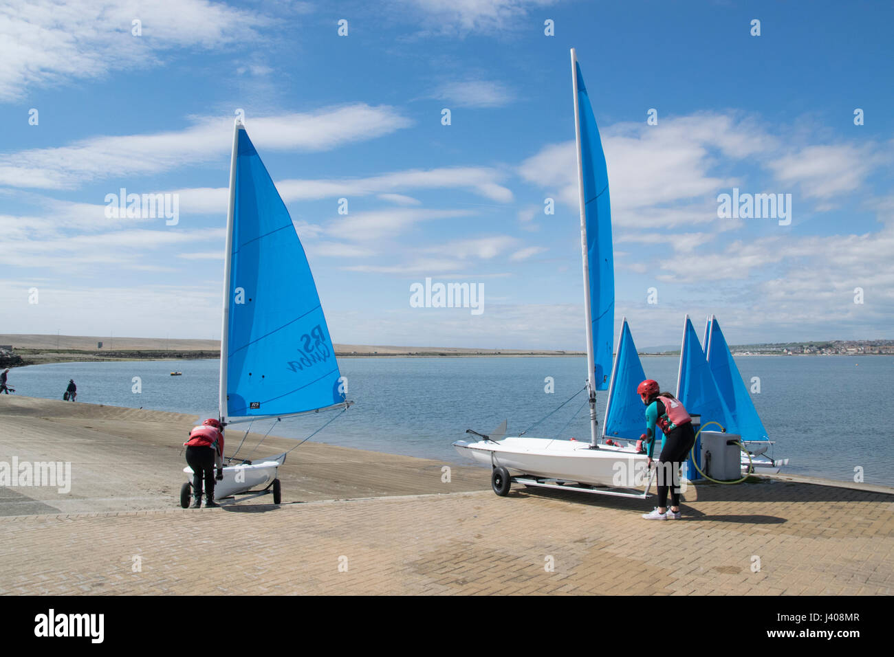 WEYMOUTH PORTLAND NATIONAL SAILING ACADEMY Foto Stock