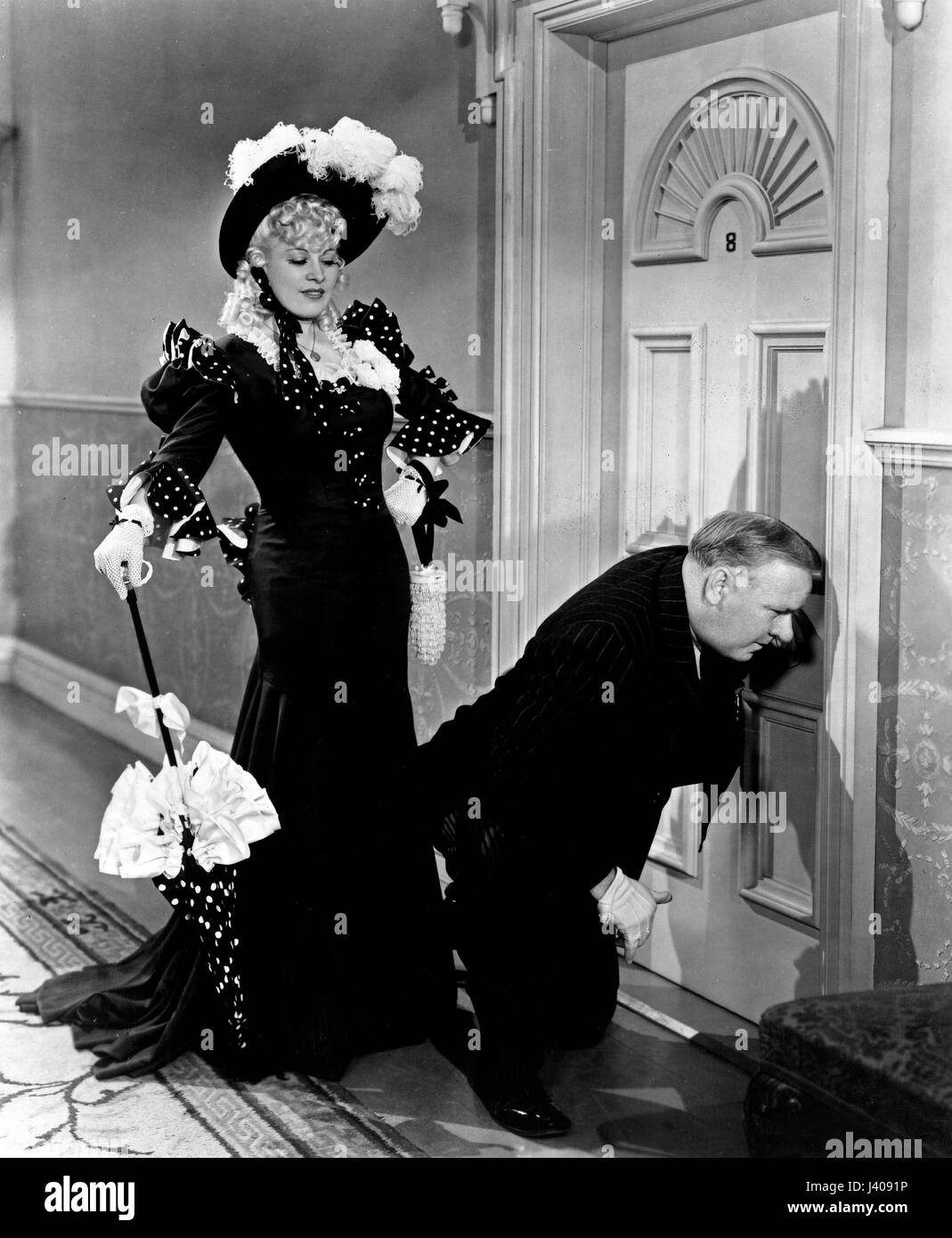 La mia piccola Luisa, aka: Mein kleiner Gockel, USA 1940, Regie: Edward F. Cline, Darsteller: Mae West, W. C. I CAMPI Foto Stock