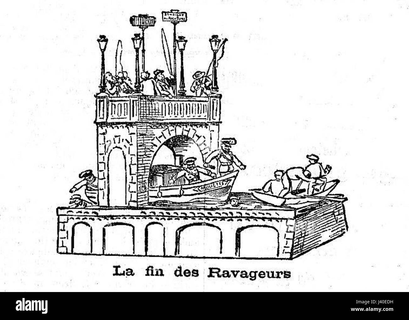 La fin des Ravageurs Foto Stock