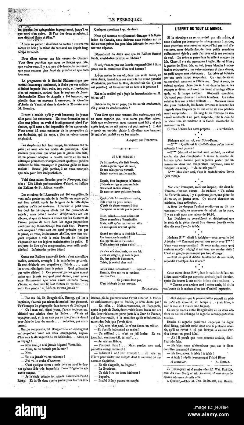 Le Perroquet n13p2 Foto Stock