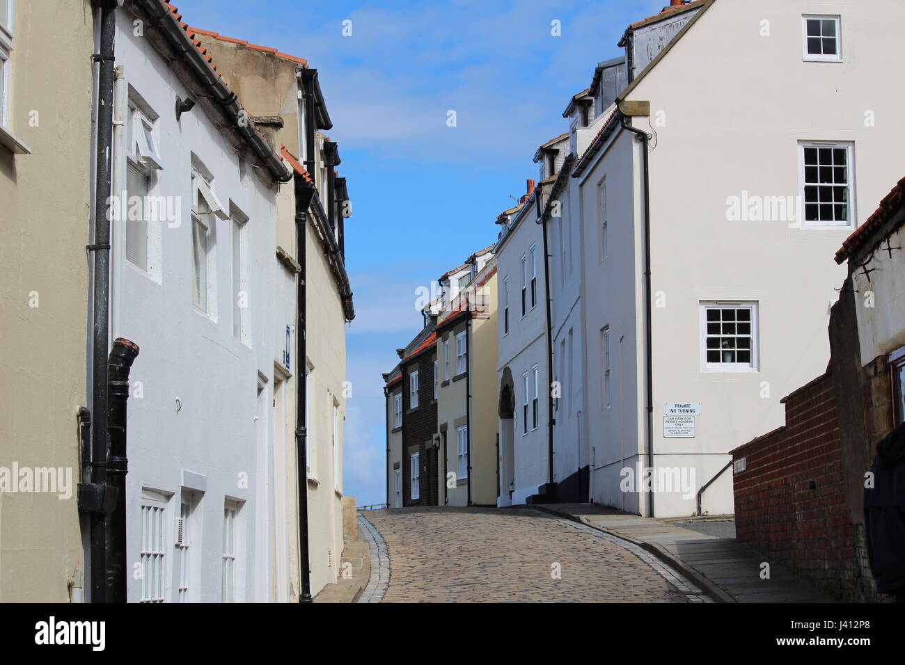 Whitby street - REGNO UNITO Foto Stock